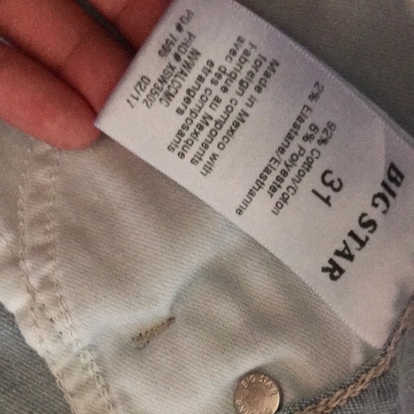 Stitch fix Big star jeans ankle skinny 30 31 - Picture 6 of 6